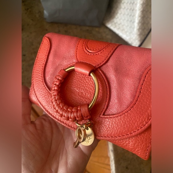 See By Chloe Long Hana Wallet Pink Peach - Picture 4 of 13